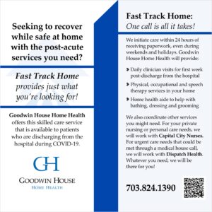 this is an image of a flier for the Fast Track Home program. It features a lot of text that is also available on this web page