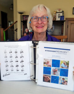 Wendy Liebreich shows the StrongerMemory workbook